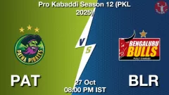 PAT vs BLR Match Result