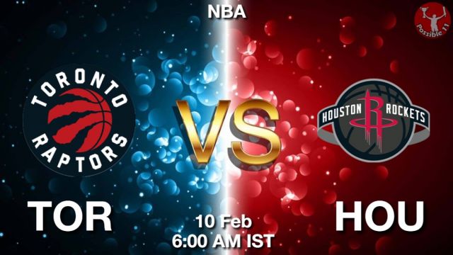 TOR vs HOU NBA Match Preview