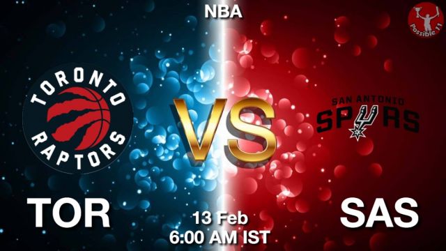 TOR vs SAS NBA Match Preview