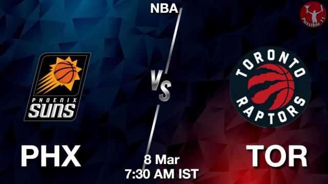 PHX vs TOR Dream11 Team Prediction, Fantasy NBA Tips