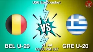 BEL U-20 vs GRE U-20 Matcch Previews