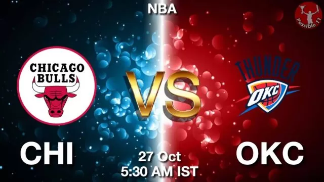 CHI vs OKC Dream11 Team Prediction, Fantasy NBA Tips