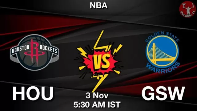 HOU vs GSW Dream11 Team Prediction, Fantasy NBA Tips