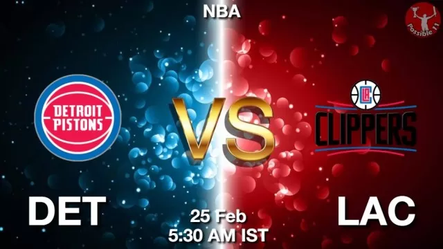 DET vs LAC Dream11 Team Prediction, Fantasy NBA Tips