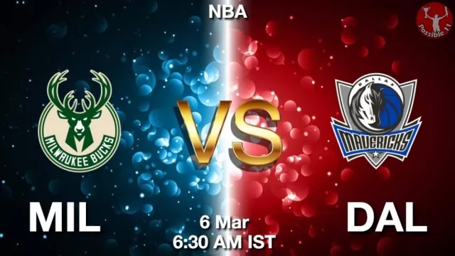 MIL vs DAL Dream11 Team Prediction, Fantasy NBA Tips