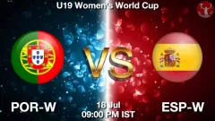 POR-W vs ESP-W Match Result