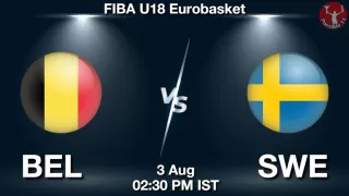 BEL vs SWE