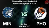 MIN vs PHO Match Preview & Latest Updates - <small>Wed, 24 Sep 05:00 AM IST</small>