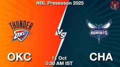 OKC vs CHA Match Result
