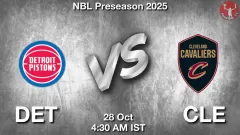 DET vs CLE Match Result