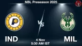 IND vs MIL Match Preview & Latest Updates - <small>Tue, 04 Nov 05:30 AM IST</small>