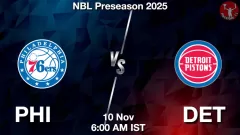 PHI vs DET Match Result