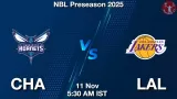 CHA vs LAL Match Preview & Latest Updates - <small>Tue, 11 Nov 05:30 AM IST</small>