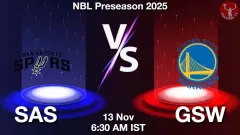 SAS vs GSW Match Result