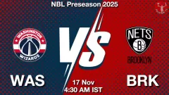 WAS vs BRK Match Result