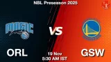 ORL vs GSW Match Preview & Latest Updates - <small>Wed, 19 Nov 05:30 AM IST</small>
