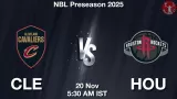 CLE vs HOU Match Preview & Latest Updates - <small>Thu, 20 Nov 05:30 AM IST</small>