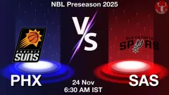 PHX vs SAS Match Result