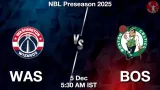 WAS vs BOS Match Preview & Latest Updates - <small>Fri, 05 Dec 05:30 AM IST</small>