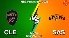 CLE vs SAS Match Result