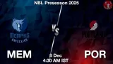 MEM vs POR Match Preview & Latest Updates - <small>Mon, 08 Dec 04:30 AM IST</small>