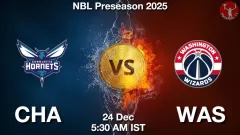 CHA vs WAS Match Result
