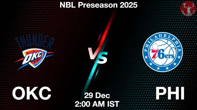 OKC vs PHI Match Previews and NBA Tips