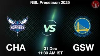 CHA vs GSW - NBL Preseason