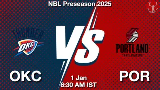 OKC vs POR - NBL Preseason