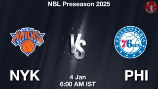 NYK vs PHI NYK vs PHI - NBL Preseason