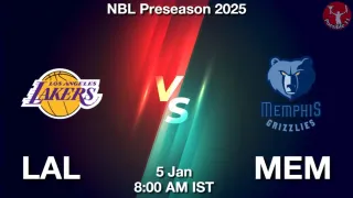 LAL vs MEM - NBL Preseason