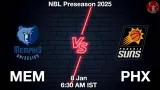 MEM vs PHX Match Preview & Latest Updates - <small>Thu, 08 Jan 06:30 AM IST</small>