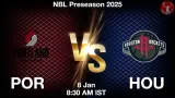 POR vs HOU Match Preview & Latest Updates - <small>Thu, 08 Jan 08:30 AM IST</small>