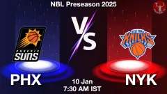 PHX vs NYK Match Result