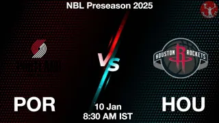 POR vs HOU - NBL Preseason
