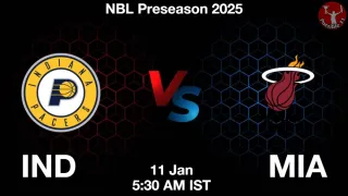 IND vs MIA - NBL Preseason