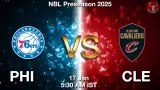 PHI vs CLE Match Preview & Latest Updates - <small>Sat, 17 Jan 05:30 AM IST</small>