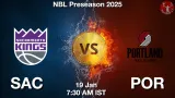 SAC vs POR Match Preview & Latest Updates - <small>Mon, 19 Jan 07:30 AM IST</small>