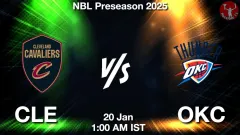 CLE vs OKC Match Result