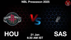 HOU vs SAS Match Result
