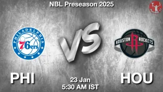 PHI vs HOU PHI vs HOU - NBL Preseason