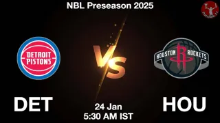 DET vs HOU - NBL Preseason