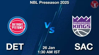 DET vs SAC - NBL Preseason