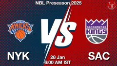 NYK vs SAC Match Result