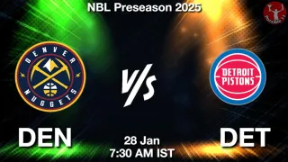 DEN vs DET - NBL Preseason