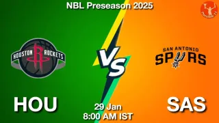 HOU vs SAS HOU vs SAS - NBL Preseason