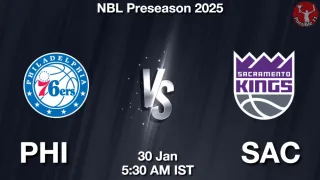 PHI vs SAC - NBL Preseason