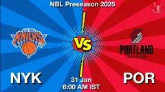 NYK vs POR Match Result