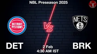 DET vs BRK DET vs BRK - NBL Preseason