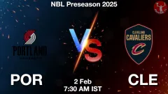 POR vs CLE Match Result